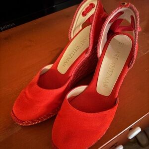 Stuart Weitzman Marguerita Espadrille Wedge Sandal